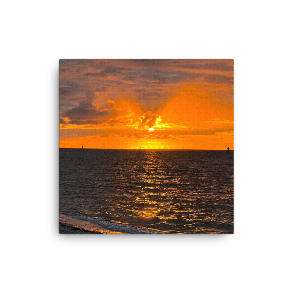 Key West Sunrise Wall Art Canvas Print - Florida Keys Ventures