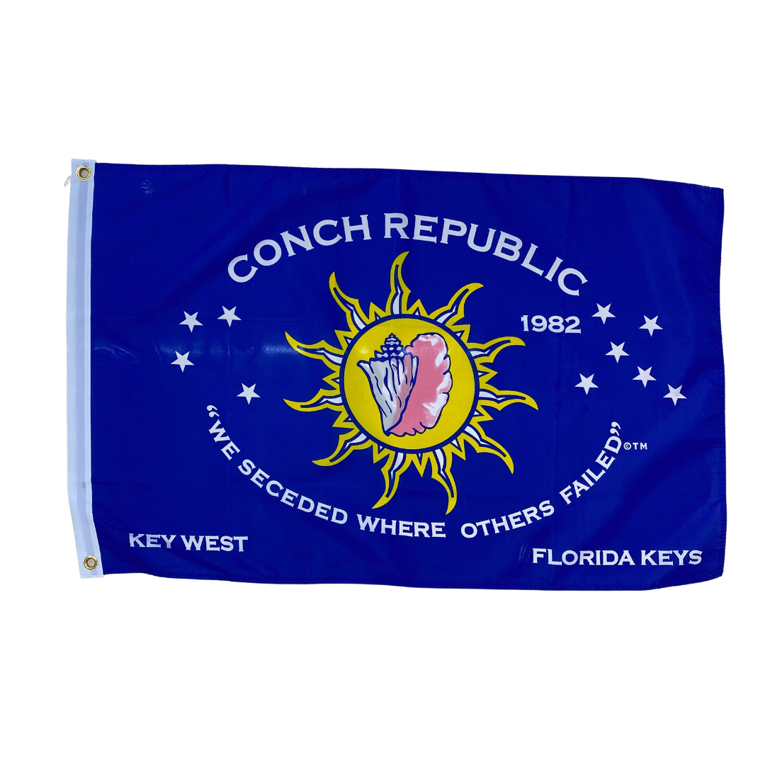 Conch Republic Nylon Flag - Florida Keys Ventures